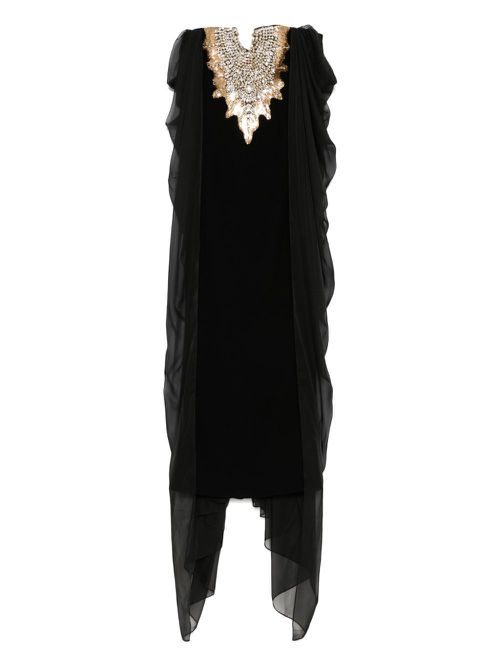 Embellished maxi dress - Black