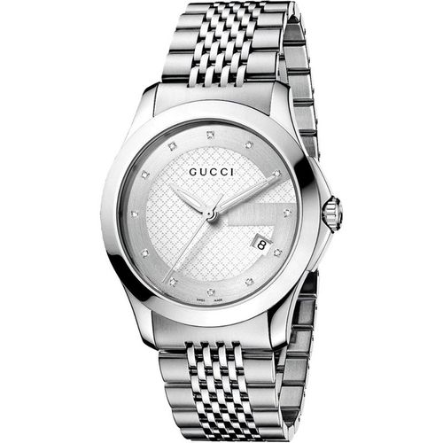 Gucci YA126404 G-Timeless Silver Dial Men's Watch