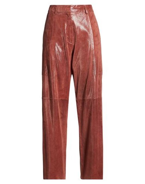 Forte_forte Woman Pants Light brown Size 2 Leather