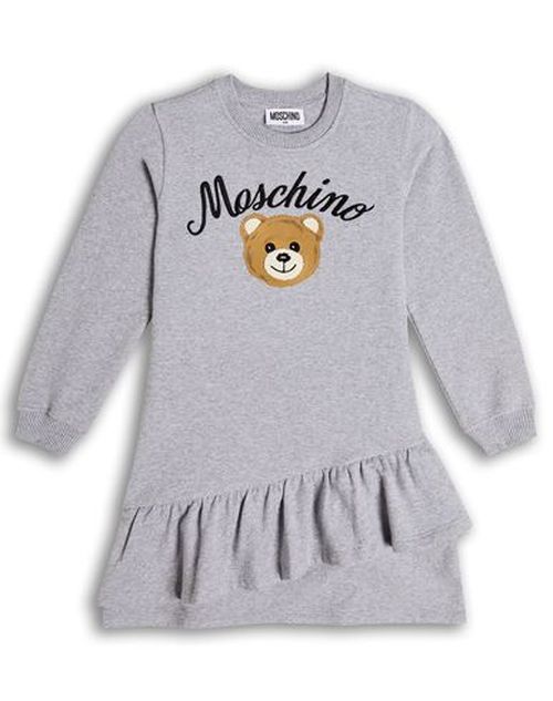 Kid Girl Kids' dress Light grey Size 10 Cotton, Elastane
