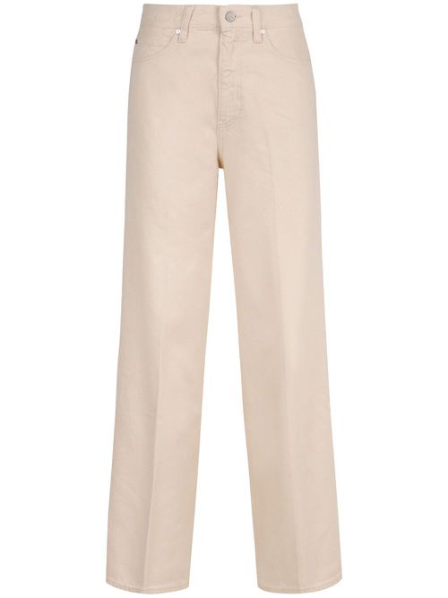 Calvin Klein appliqué wide-leg jeans - Neutrals