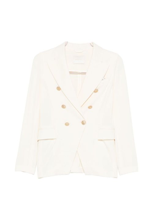 Cotton double-breasted jacket