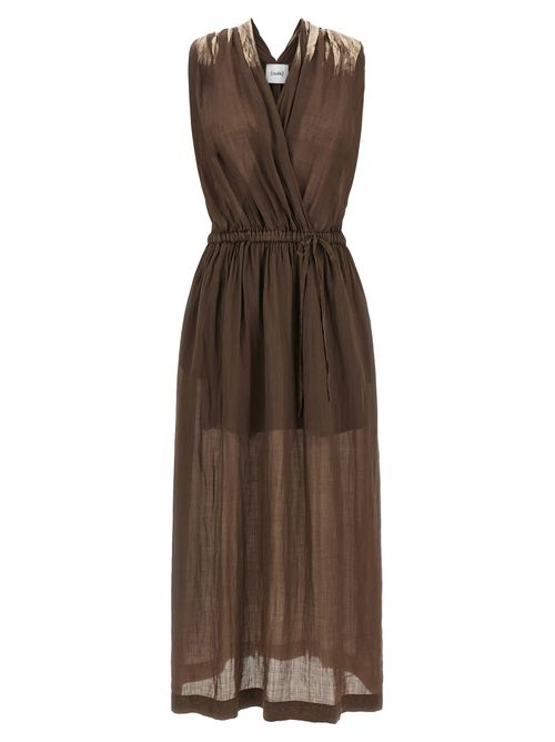 () Linen Blend Dress