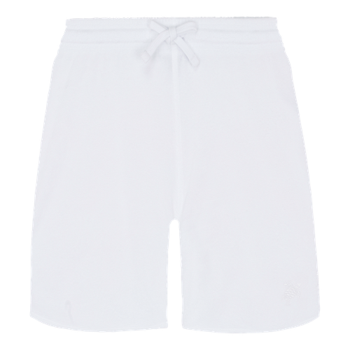 Women Terry Shorts Solid - Shorty - Fauna - White