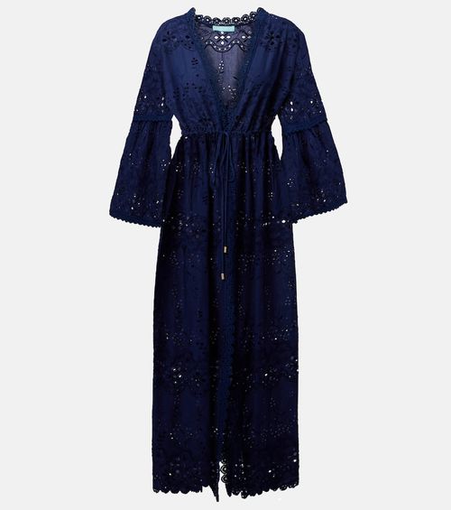 Tallulah broderie anglaise cotton kaftan