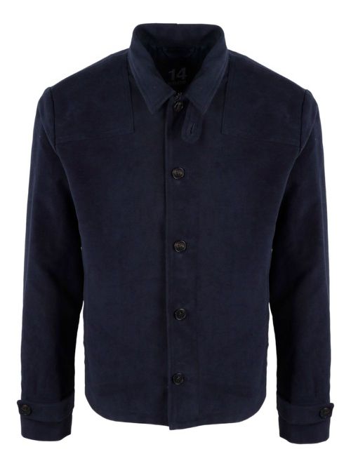 14BROS wool shirt jacket - Blue