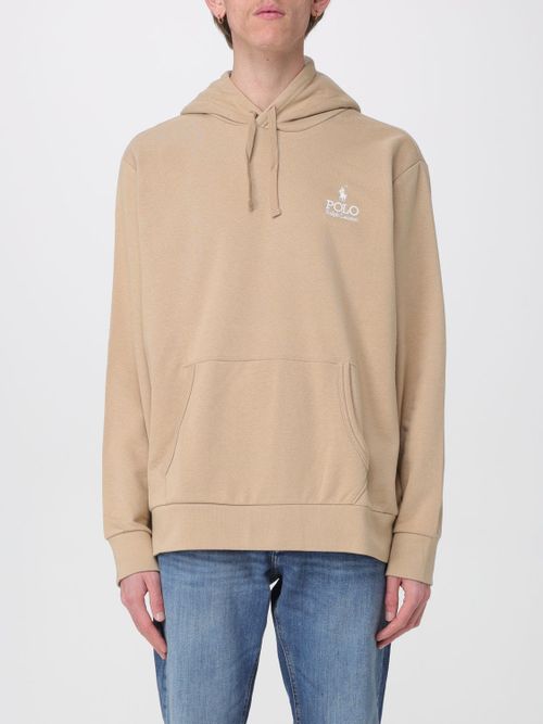 Sweatshirt Men color Beige