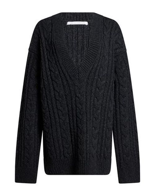 Woman Sweater Charcoal Size M Merino Wool