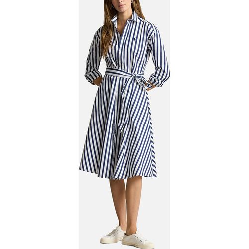 Polo Ralph Lauren Vicki Cotton-Poplin Day Dress - UK 14