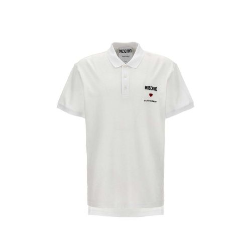 Logo-Embroidered Cotton Polo — White