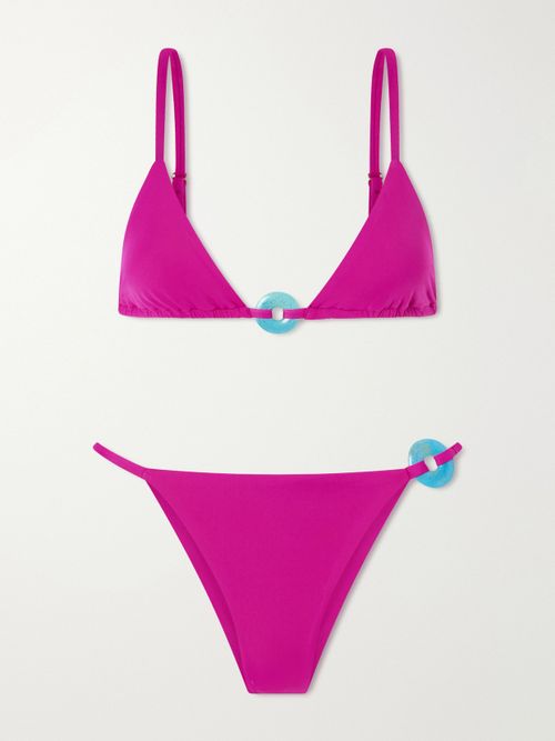 Embellished Bikini - Purple