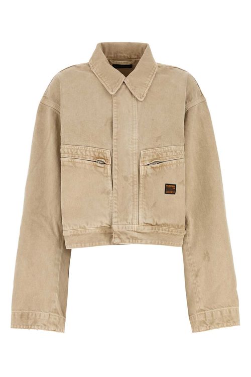 Beige Denim Jacket