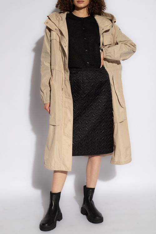 Quilted Skirt, Women's, Black