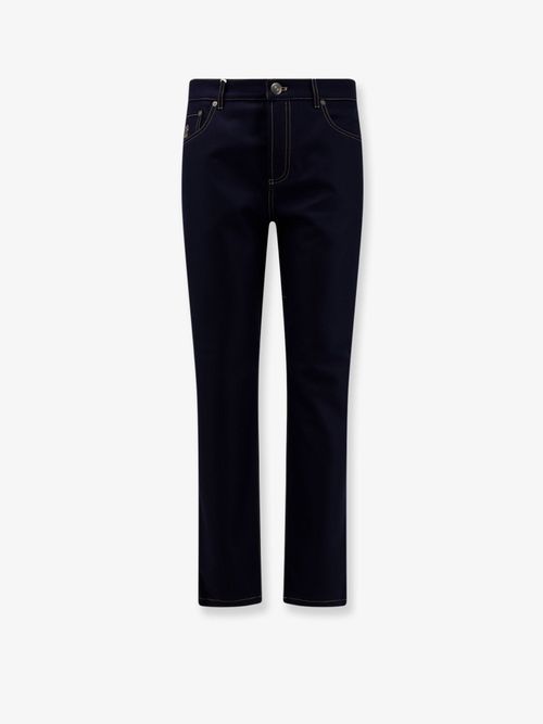 Virgin Wool Trousers — Blue