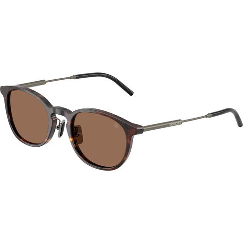 Moncler Unisex Moncler ME6011D BARBB 300273 Sunglasses Acetate Turtle Brown Round Norma