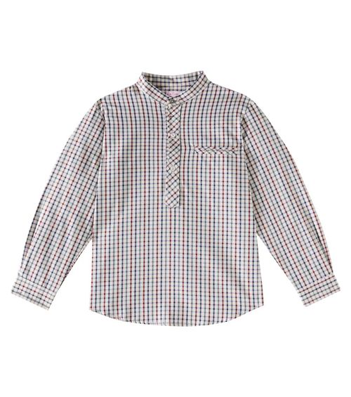 Mateo checked cotton shirt