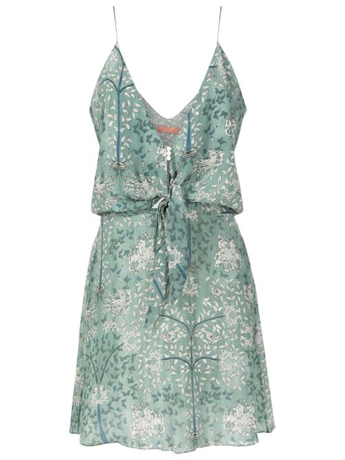 Liane silk dress - Green