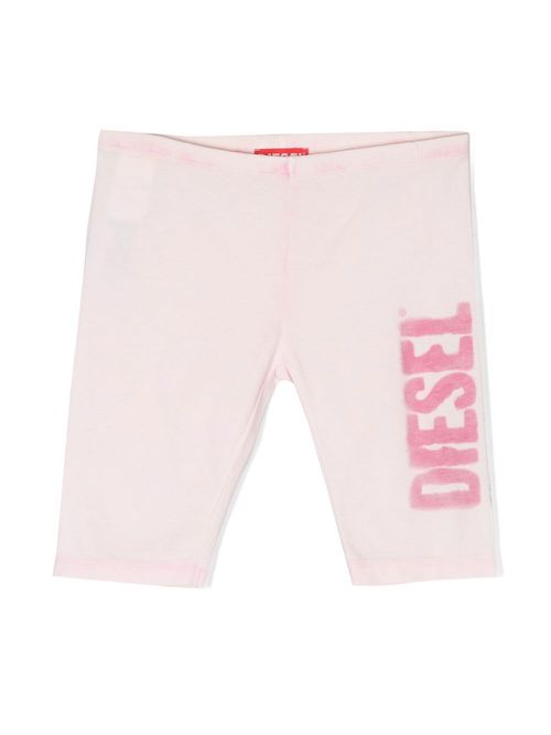 Diesel Kids logo-print shorts - Pink