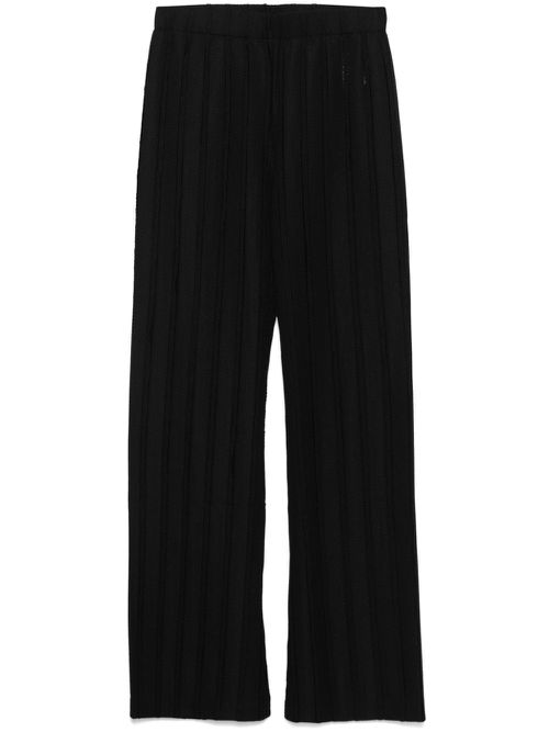 Straight trousers - Black