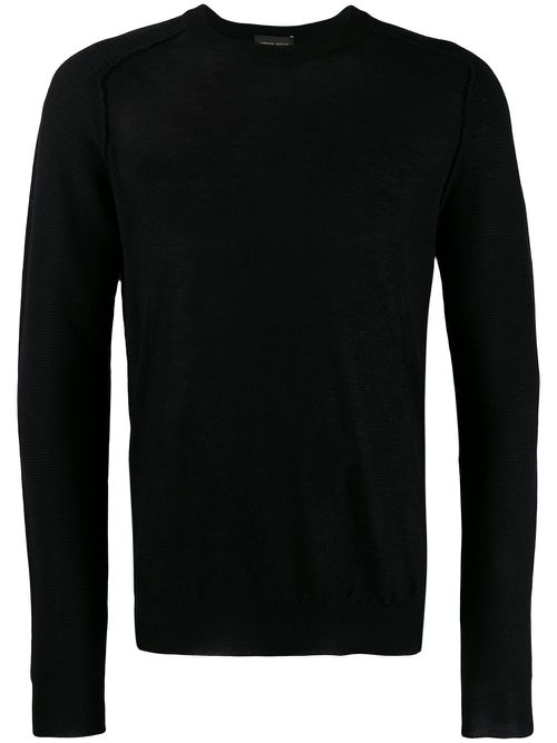 Crew neck sweater - Black
