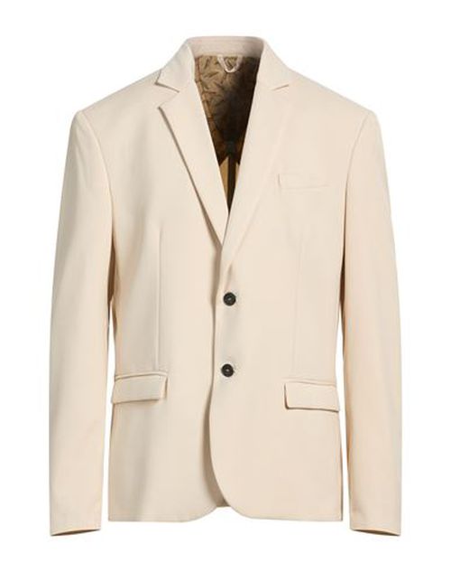Man Blazer Beige Size XXL Polyester, Viscose, Elastane