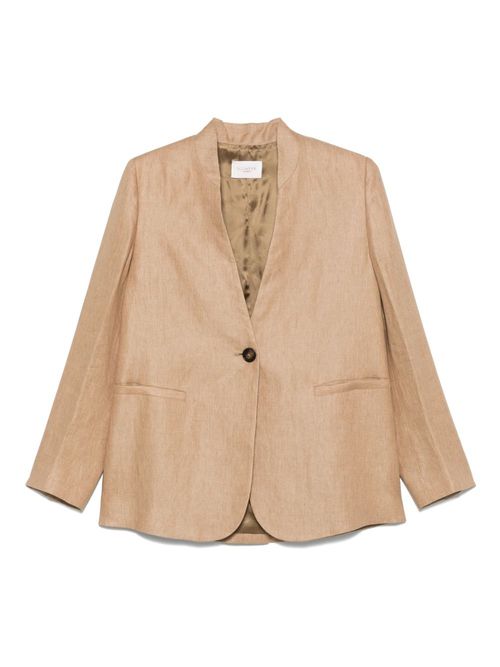 Slowear linen-blend blazer - Brown