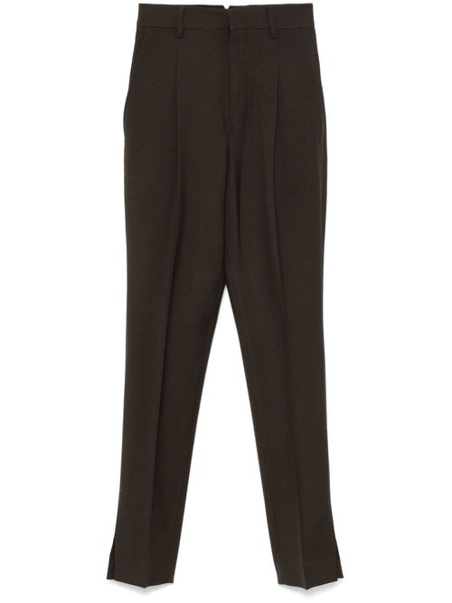 Slim-cut trousers - Brown