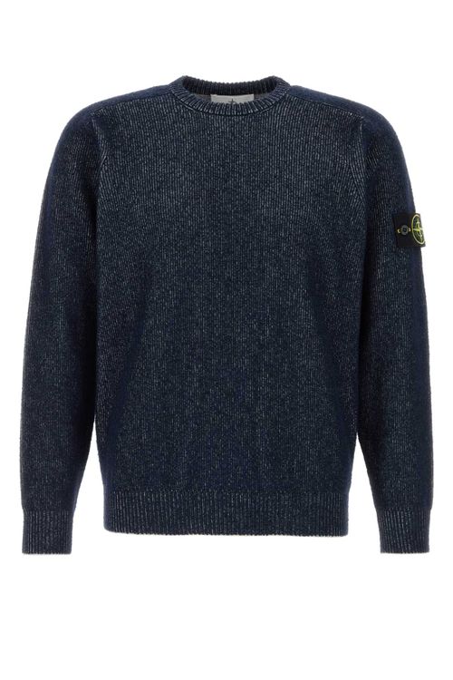 Neck Sweater — Navy