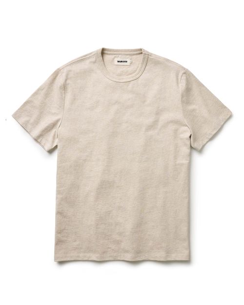 Men's Organic Cotton T-Shirt in Heather Oat