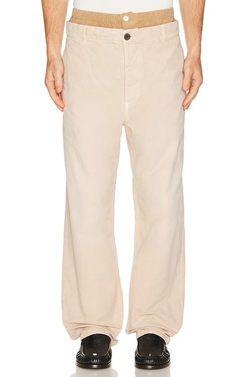 Marni Baggy Trousers in Cord - Brown. 46 also