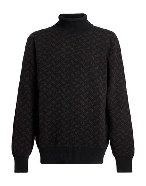 Man Turtleneck Black Size 40 Virgin Wool