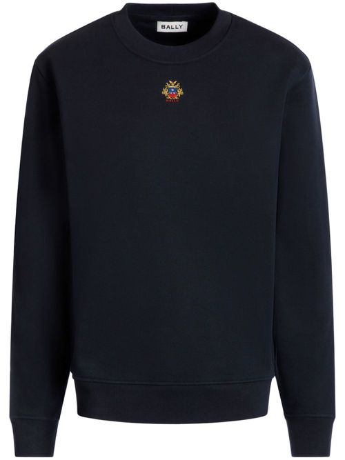 Logo-embroidered sweatshirt - Blue