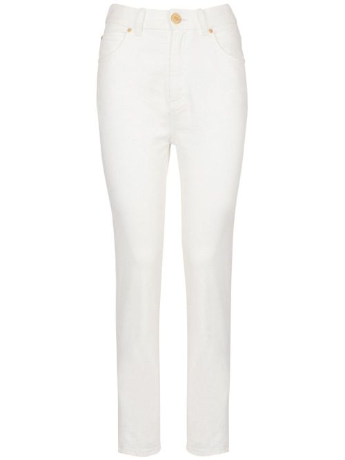 Slim-cut jeans - White