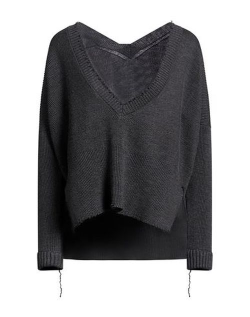 Woman Sweater Charcoal Size XS Merino Wool