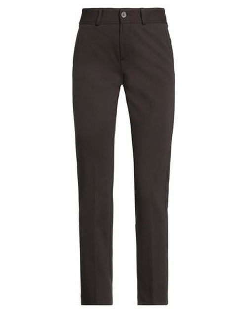 Woman Pants Dark brown Size 2 Viscose, Polyamide, Elastane