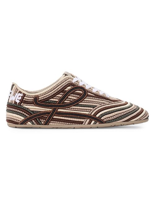 Men's Yago Logo Low-Top Sneakers - Brown Multitone