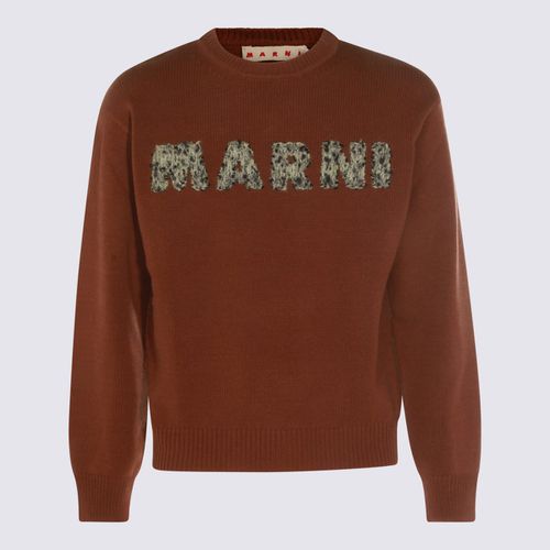 Brown Wool Knitwear