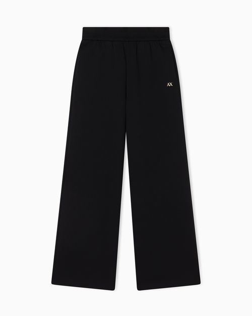 Jogger trousers in bonded fabric