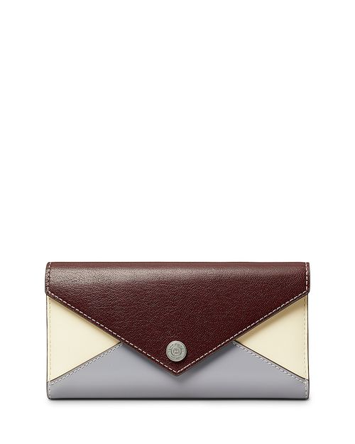 Color Block Envelope Wallet