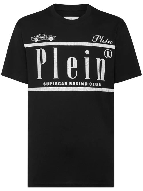 `Racing Club` Short Sleeve Round-Neck T-Shirt