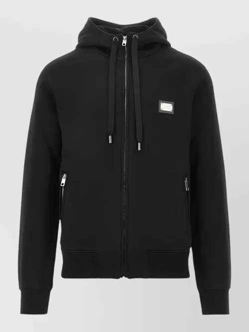 Dolce&Gabbana - hooded sweatshirt drawstring hood zip pocket