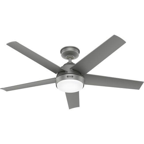 Matte Silver 52"Ceiling Fan from the Skyflow Collection