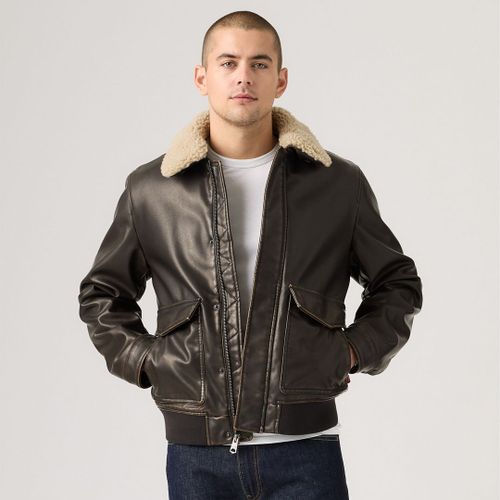 Aviator Jacket with Removeable Sherpa Collar