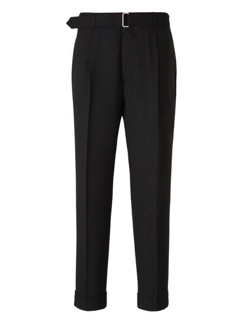 Virgin wool trousers - Black