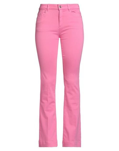 Woman Jeans Fuchsia Size 27 Cotton, Elastomultiester, Elastane