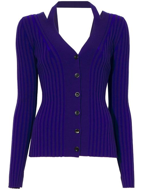 Knit Halter Sweater - ULTRAMARINE