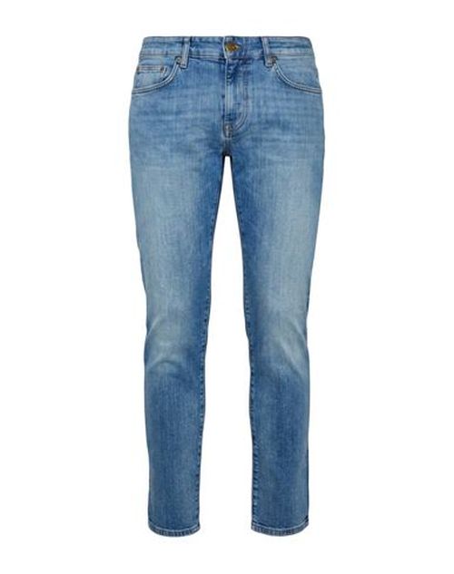 Man Jeans Blue Size 30 Cotton, Elastane