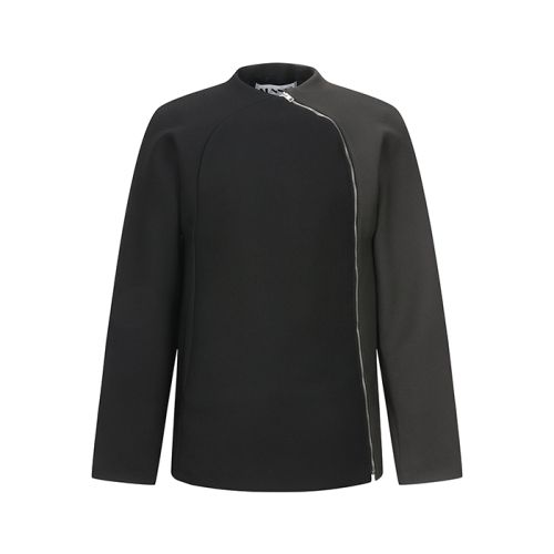 Zip-detail sweatshirt - Green