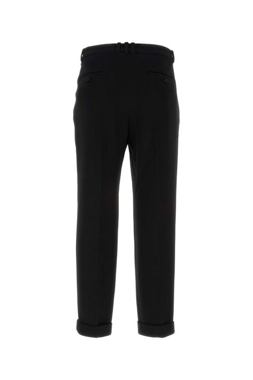 Black Wool Pant
