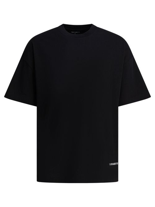 S/S Link Script T-Shirts Black